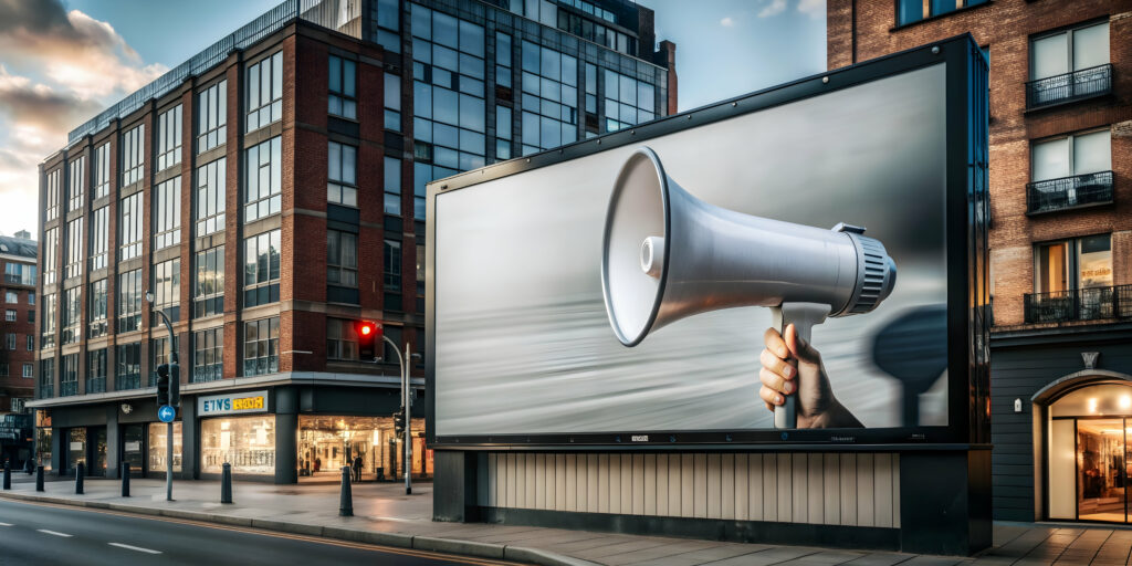 billboard-that-says-megaphone-is-side-building